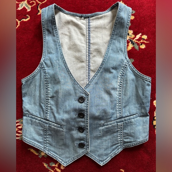 H&M Jackets & Blazers - H&M Stockholm Denim Vest, Size M